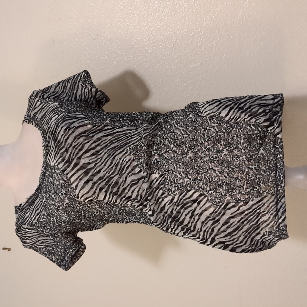 BKE sheer top/blouse/tunic size L